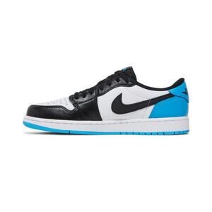 Size 17- Air Jordan 1 Retro OG low dark black powder blue(CZ0790-104)